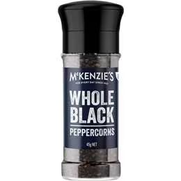 McKenzie's Black Peppercorn Grinder 45g