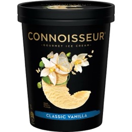 Connoisseur Ice Cream Classic Vanilla Tub 1L