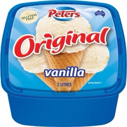 Peters Original Vanilla Ice Cream Ice Cream 2L