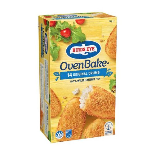 Birds Eye Oven Bake Hoki Original Crumbed Fish 1kg