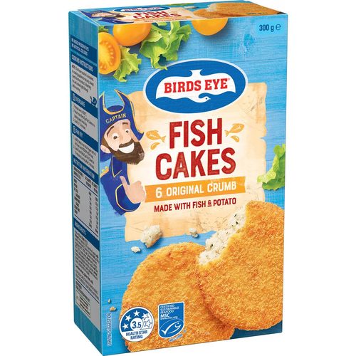 Birds Eye Fish Cakes Original Crumb Oven Fry 300g