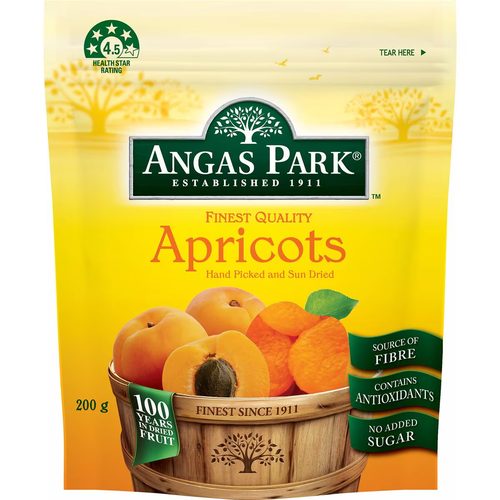 Angas Park Dried Apricots Large Dried 200g