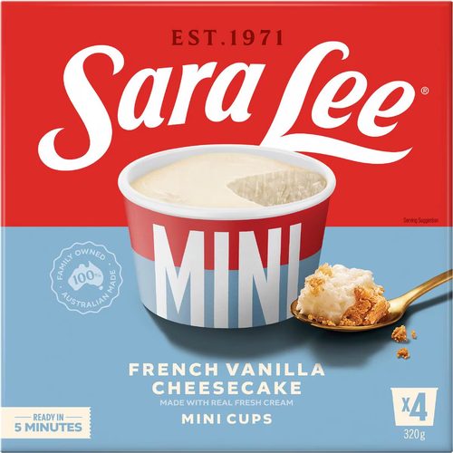 Sara Lee Mini Cups French Vanilla Cheesecake 4 pack