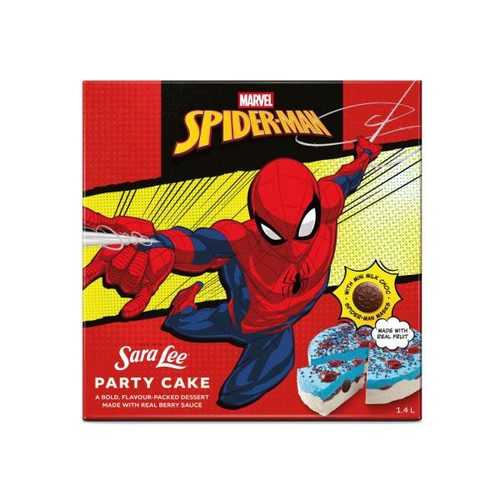 Sara Lee Frozen Spiderman Party Cake