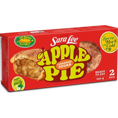 Sara Lee Cinnamon Sugar Apple Pie 250g 2 pack
