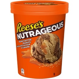 Reese's Nutrageous Peanut Butter Peanuts Chocolate & Caramel 1L