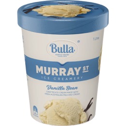 Bulla Murray St Vanilla Bean Ice Cream 1L