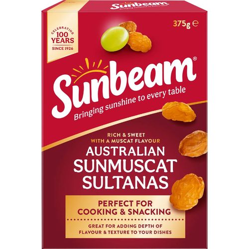 Sunbeam Australian Sunmuscat Sultanas 375g