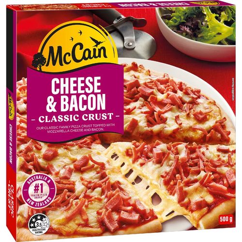 McCain Pizza Cheese & Bacon 500g