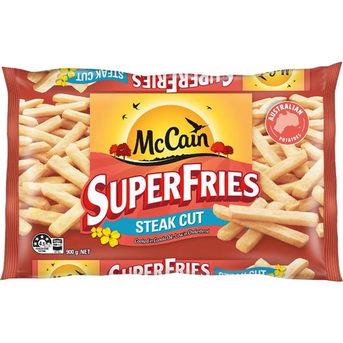 McCain Superfries Steak Cut 900g