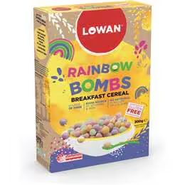 Lowan Rainbow Bombs Breakfast Cereal 300g