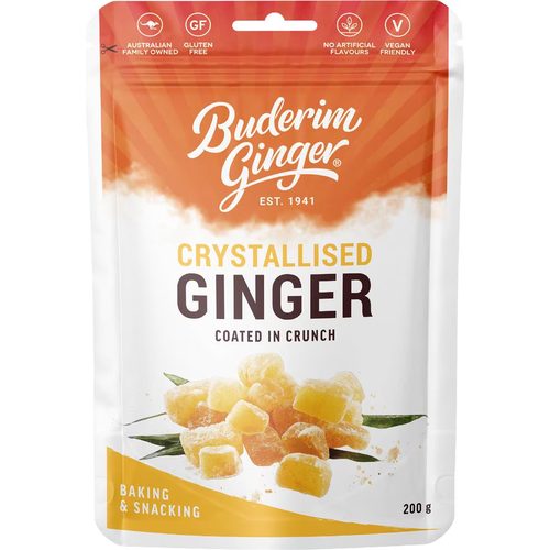 Buderim Ginger Crystallised 200g