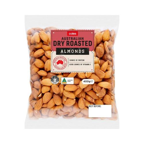 Coles Dry Roasted Almonds