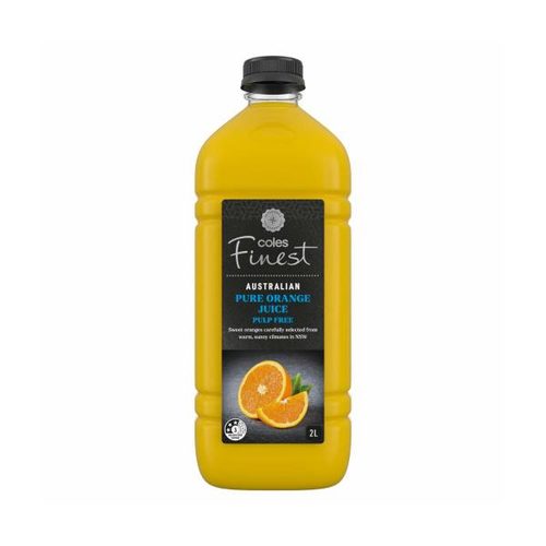 Coles Finest Orange Juice Pulp Free