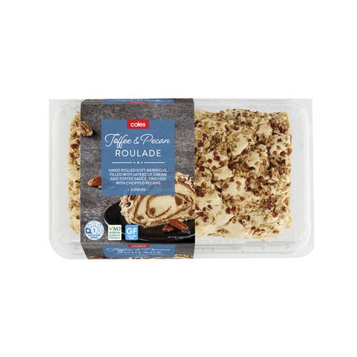 Coles Toffee Pecan Roulade