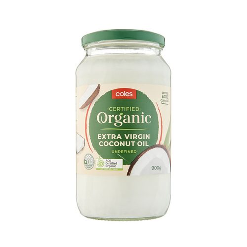 Coles Organic Extra Virgin Coconut Oil Unrefined