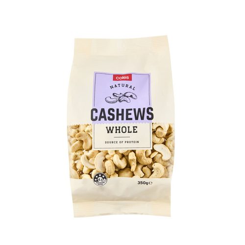 Coles Natural Cashews