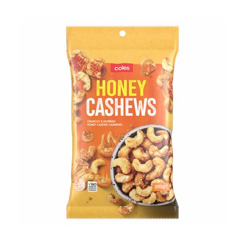 Coles Honey Cashews