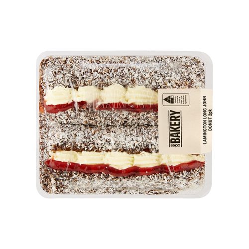 Coles Bakery Lamington Long John