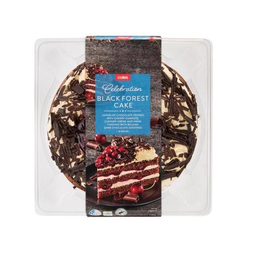 Coles Black Forest Cake 1.2kg