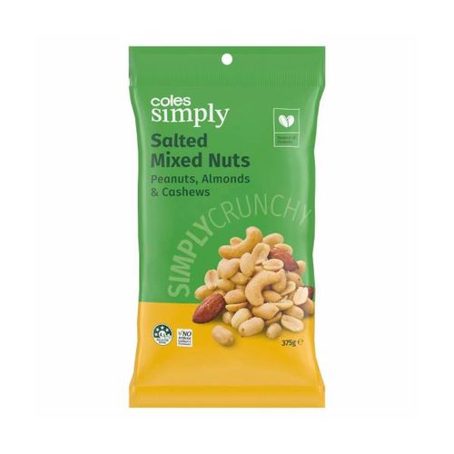 Coles Simply Salted Mixed Nuts