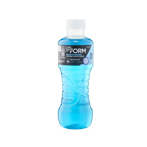 Coles Perform Blue Iceberg Sports Drink