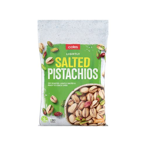 Coles Roasted & Salted Pistachios
