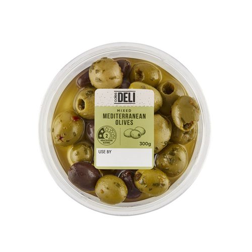 Coles Deli Mixed Mediterranean Olives