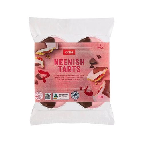 Coles Neenish Tarts 4 Pack