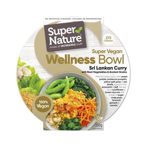 Super Nature Wellness Bowls Sri Lankan Curry