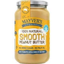 Mayver's Smooth Peanut Butter 375g