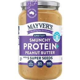 Mayver's Smunchy Protein+ Peanut Butter With 5 Seeds 375g