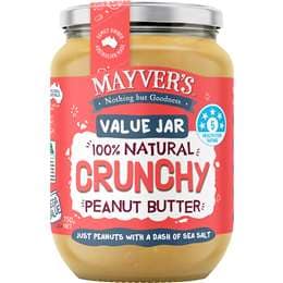Mayver's Crunchy Peanut Butter 750g