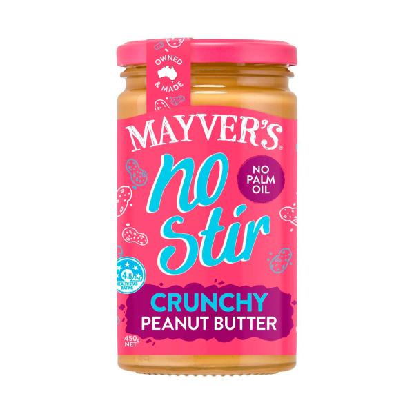 Mayver's No Stir Crunchy Peanut Butter
