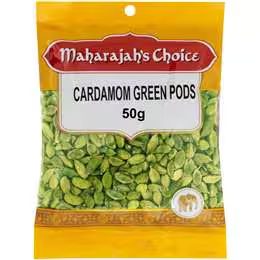 Maharajah's Choice Cardamom Green Pods 50g