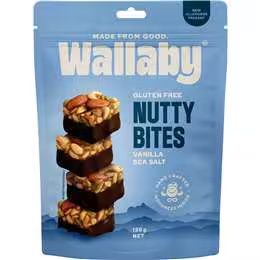 Wallaby Nutty Bites Vanilla Sea Salt 120g