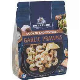 Just Caught Garlic Prawns 500g
