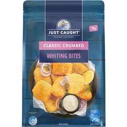 Just Caught Classic Crumbed Whiting Bites 1kg