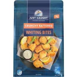 Just Caught Crunchy Battered Whiting Bites 1kg