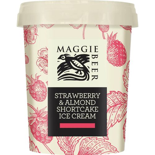 Maggie Beer Strawberry & Almond Shortcake Ice Cream 500mL