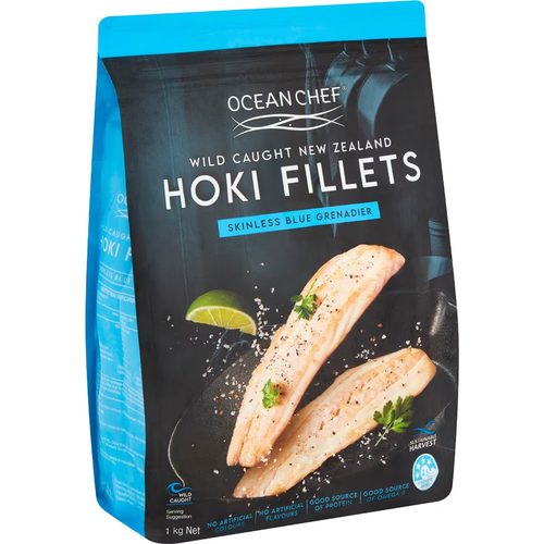 Ocean Chef New Zealand Hoki Fillets 1kg