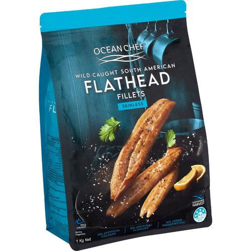 Ocean Chef South American Flathead Fillets 1kg
