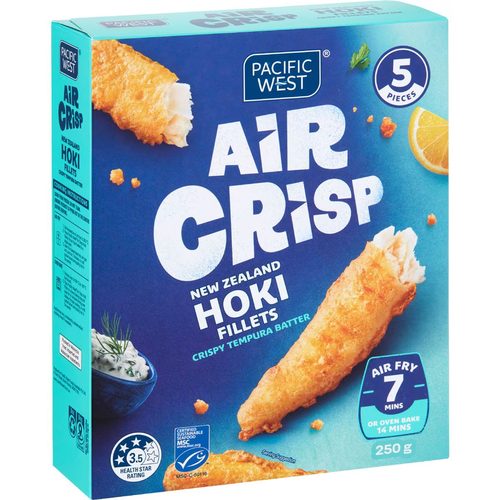 Pacific West Air Crisp New Zealand Hoki Fillets 250g