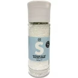 Natural Large Sea Salt Grinder 260g