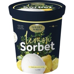 Golden North Lemon Sorbet 1L