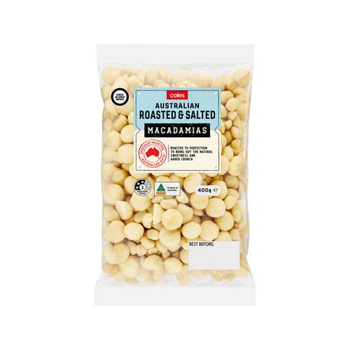 Coles Roast Salted Macadamias