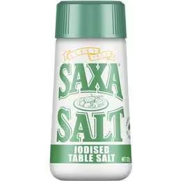 Saxa Picnic Pack Iodised Table Salt 125g
