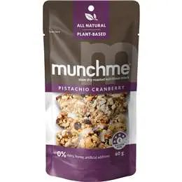 Munchme Pistachio Cranberry Snack 60g