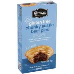Gluten Free Bakehouse Chunky Beef Pie 2 pack