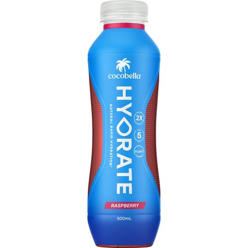 Cocobella Hydrate Raspberry 500mL